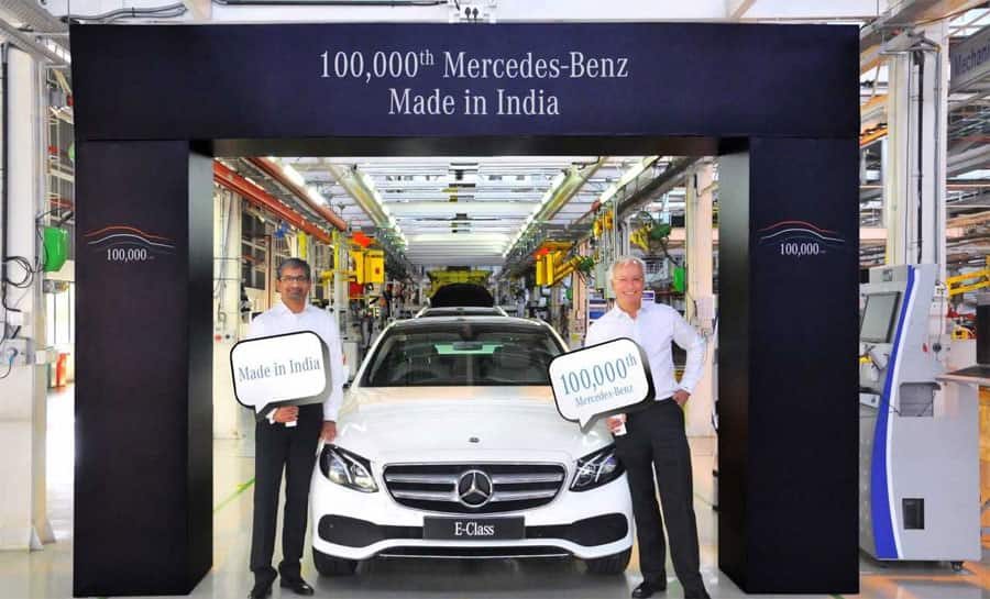 Mercedes-Benz crosses manufacturing milestone of 1 lakh cars