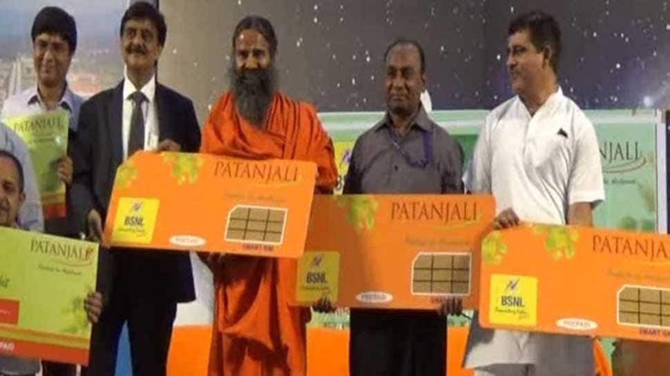 Baba Ramdev&#039;s Patanjali ties up with BSNL, launches SIM cards