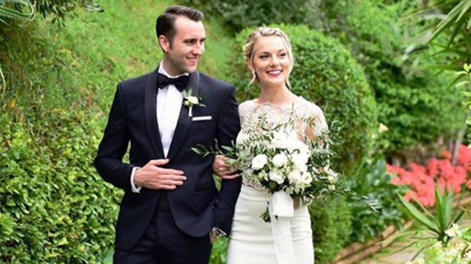 Harry Potter actor Matthew Lewis marries girlfriend Angela Jones