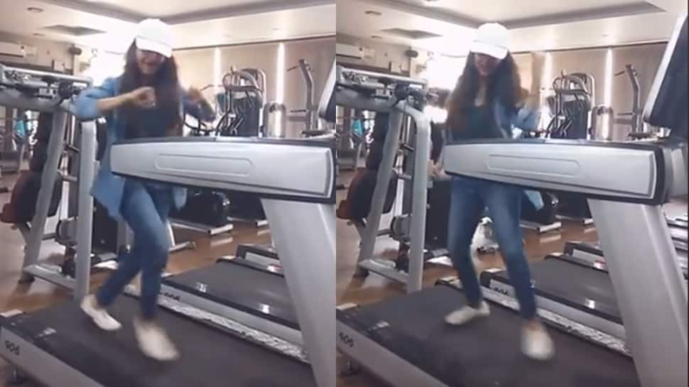 Girl dances while working out on treadmill, video goes viral—Watch