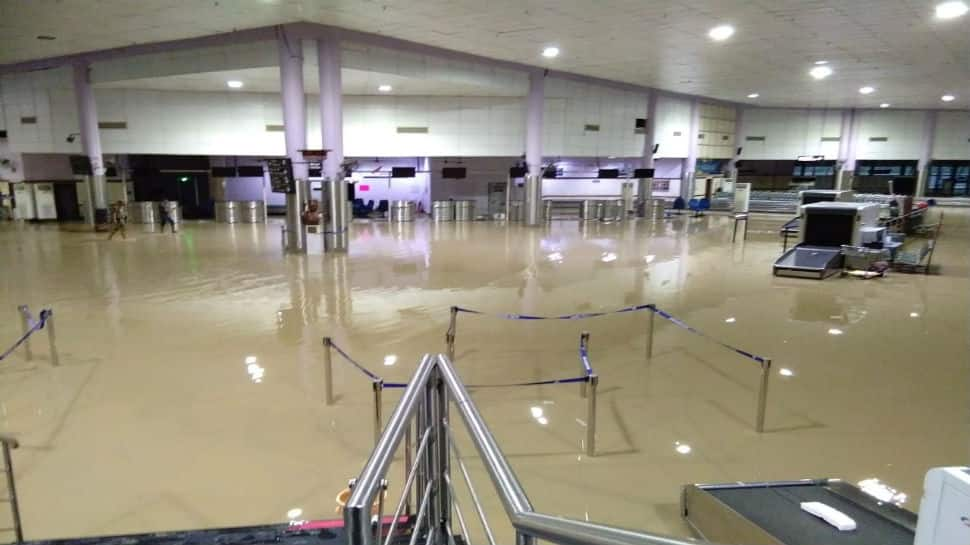 Airport in Port Blair flooded with rainwater, at least nine flights delayed