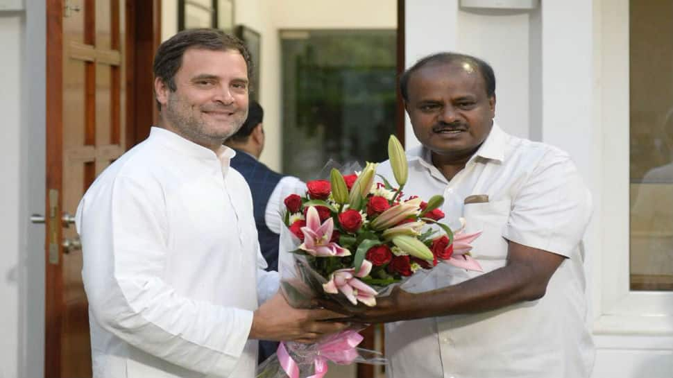 Have come to power with Rahul Gandhi&#039;s blessings: HD Kumaraswamy