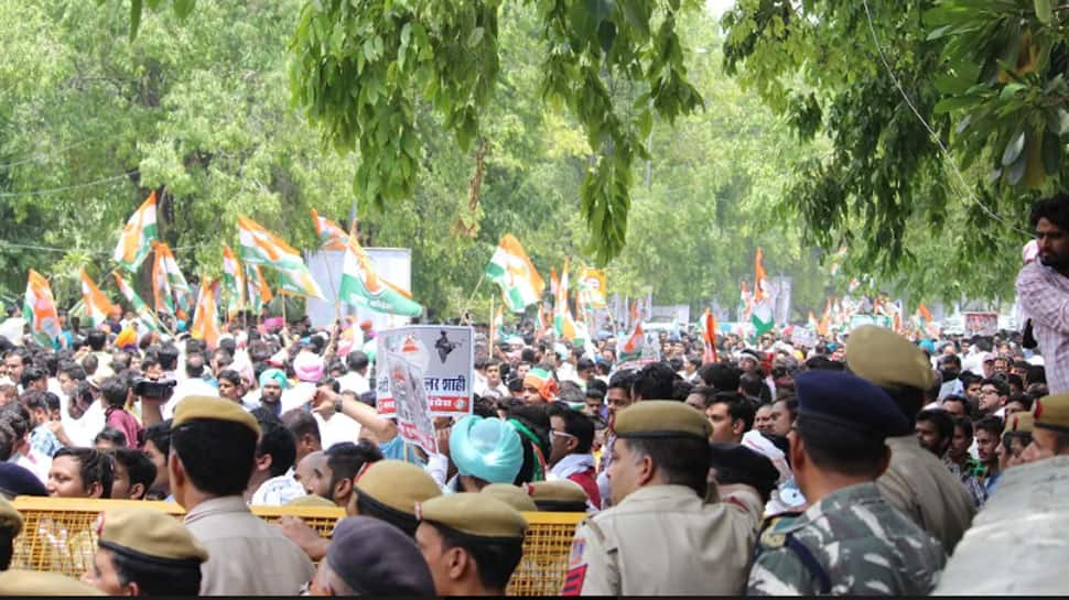 Youth Congress protests against fuel price rise