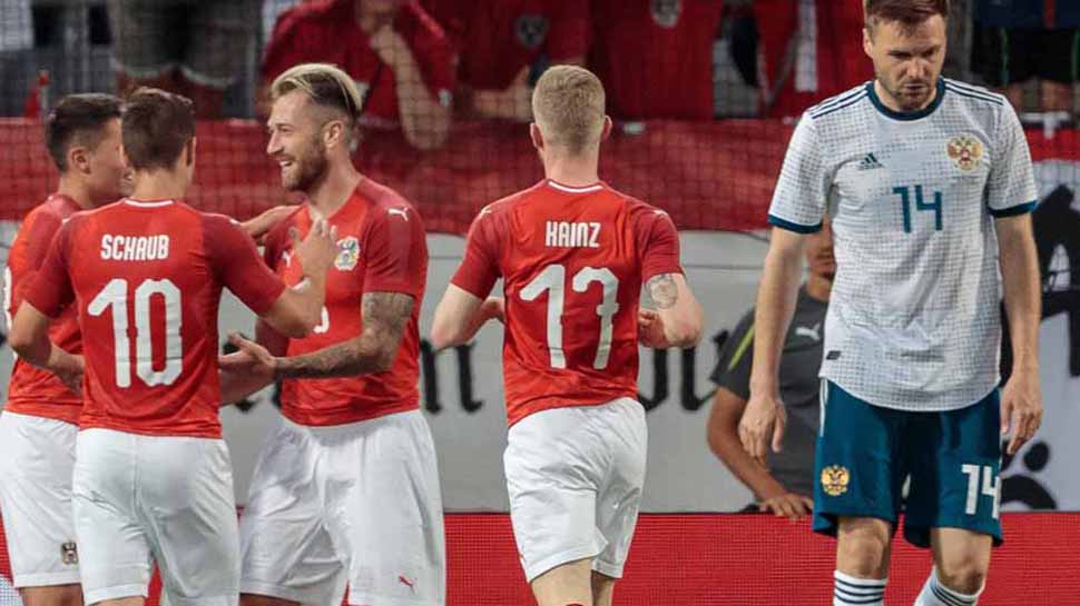 World Cup hosts Russia suffer more misery in loss to Austria
