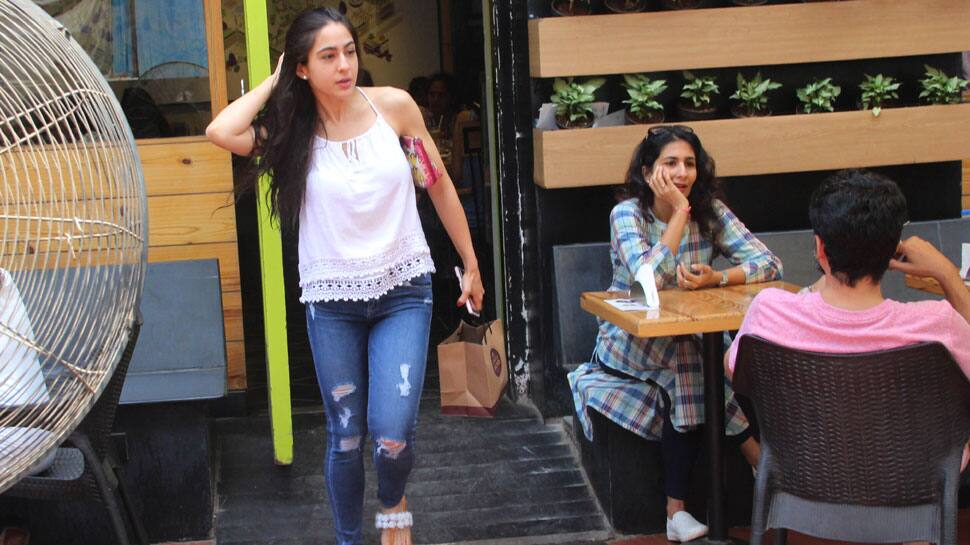 Sara Ali Khan looks summer ready in white top and ripped jeans—Pics 