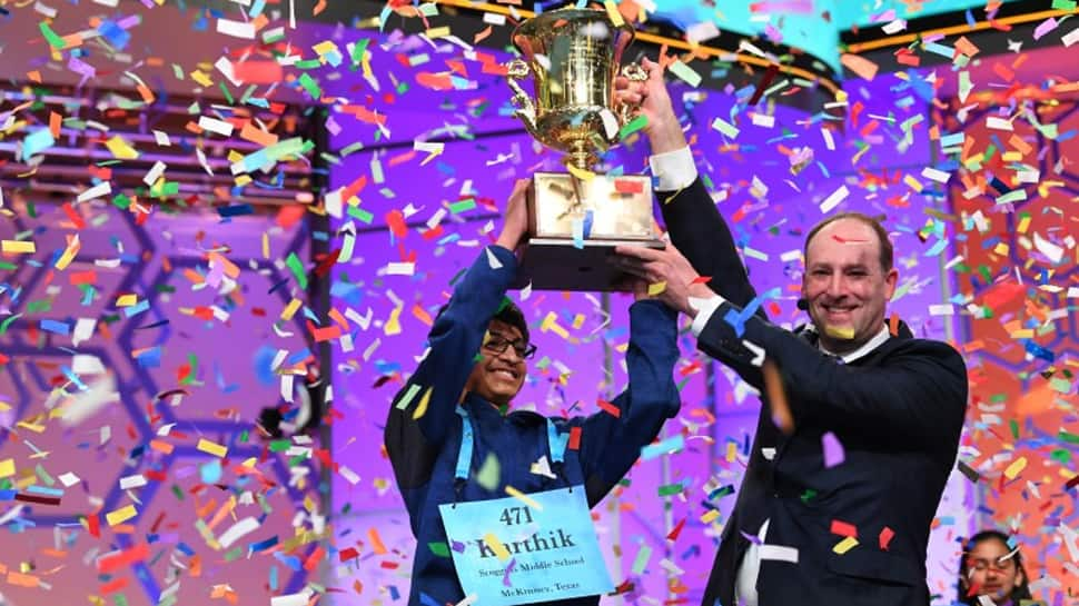 Indian-origin boy spells &#039;koinonia&#039;&#039; correctly, wins Spelling Bee