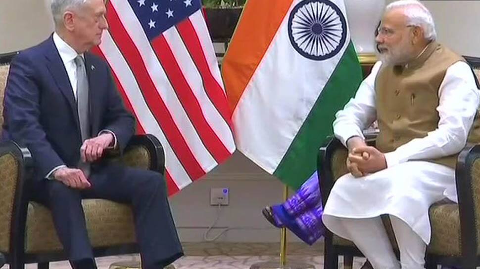 PM Modi meets US Defence Secretary in Singapore