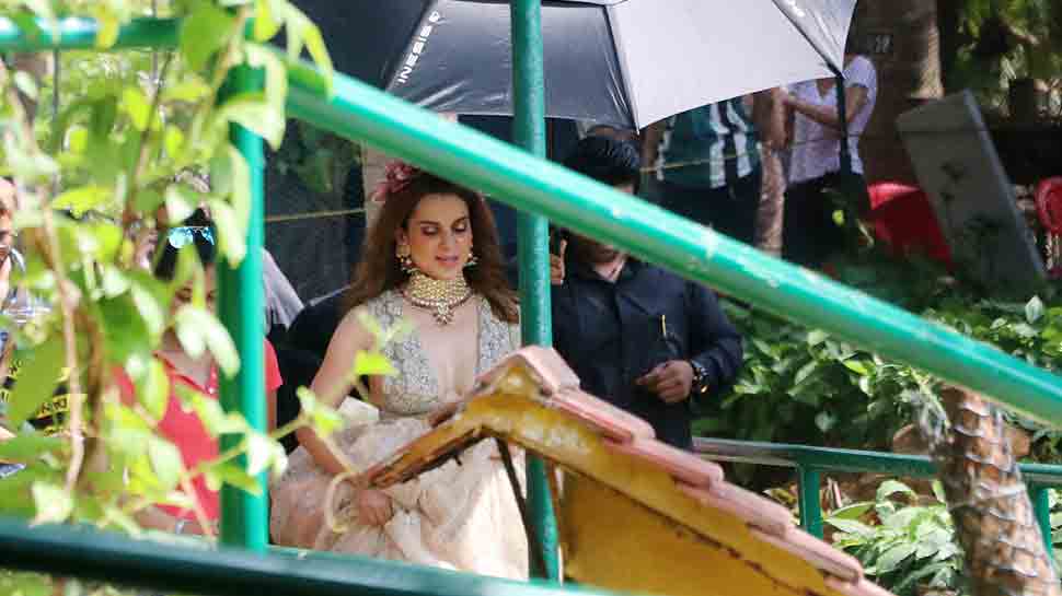 Kangana Ranaut is all decked up on sets of Mental Hai Kya — See photos