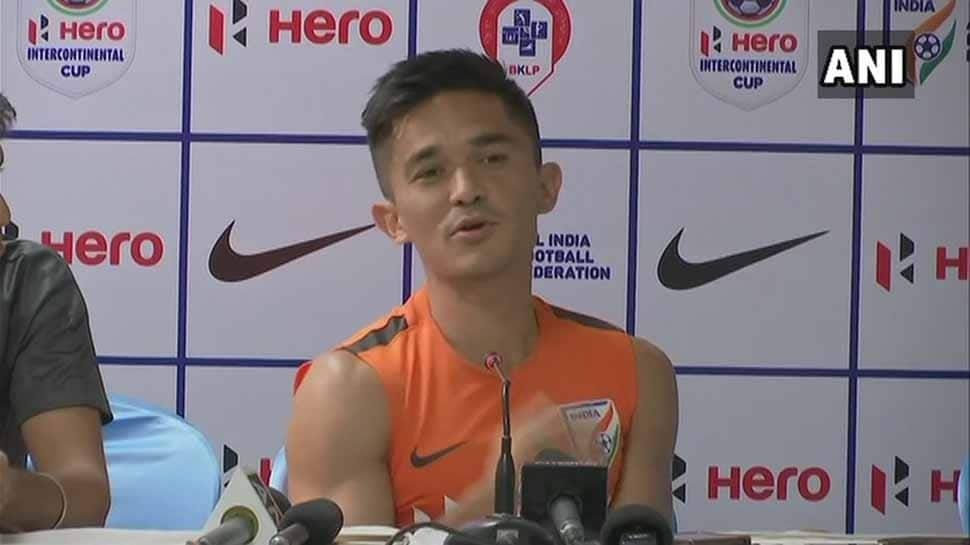 All eyes on Sunil Chhetri as India take on Kenya