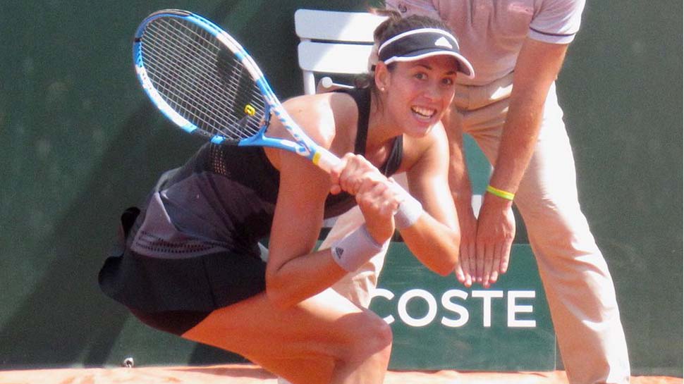 Garbine Muguruza has her &#039;&#039;game face&#039;&#039; on, smiles can wait