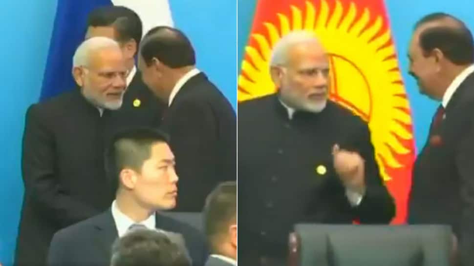 After handshake with Pakistan President Mamnoon Hussain, PM Narendra Modi talks tough on terror and Afghanistan