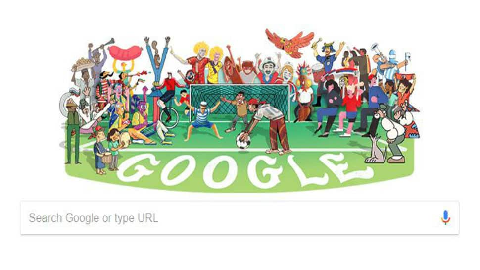 Google doodle gets into football mode with FIFA World Cup 2018 set to begin