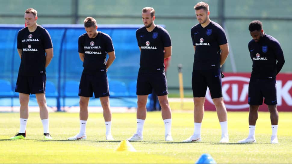 FIFA World Cup 2018: England&#039;s national team pays tribute to Grenfell Tower fire victims