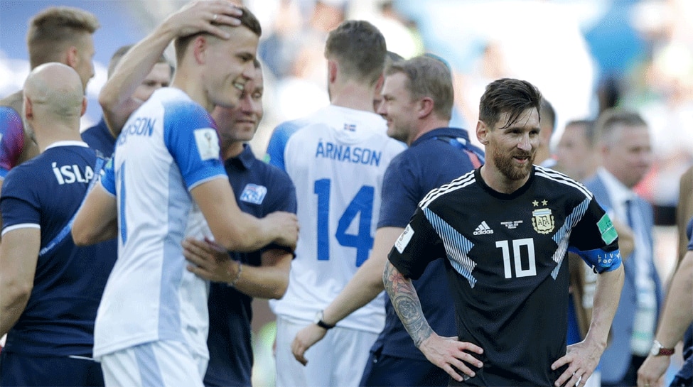 Iceland hold Argentina to 1-1 draw in FIFA World Cup 2018 as Lionel Messi misses penalty