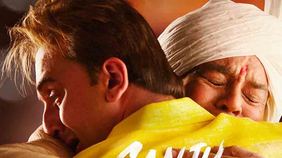 Sanju new poster presents &#039;Jaadu Ki Jhappi&#039; between Ranbir Kapoor, Paresh Rawal on Father&#039;s Day