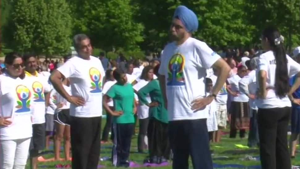 International Yoga Day celebrations begin in US	