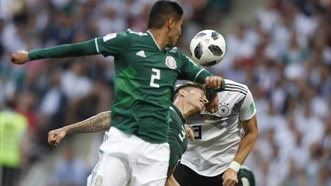 &#039;Earthquake&#039; reported in Mexico City as fans go bananas after Lozano&#039;s goal sinks Germany