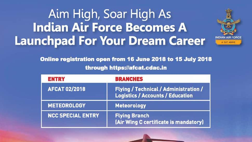 IAF seeks application for Commissioned Officers; apply online on afcat.cdac.in