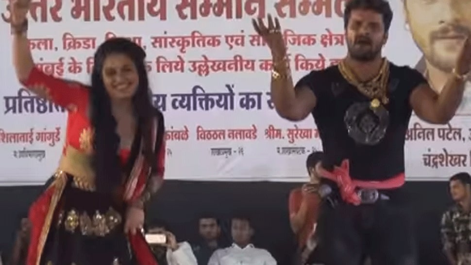 Khesari Lal Yadav and Ritu Singh&#039;s impromptu dance performance is unmissable - Watch