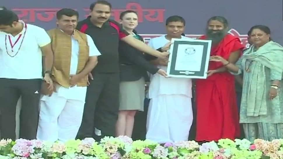 4th International Yoga Day: Kota creates world record with 2 lakh people performing yoga