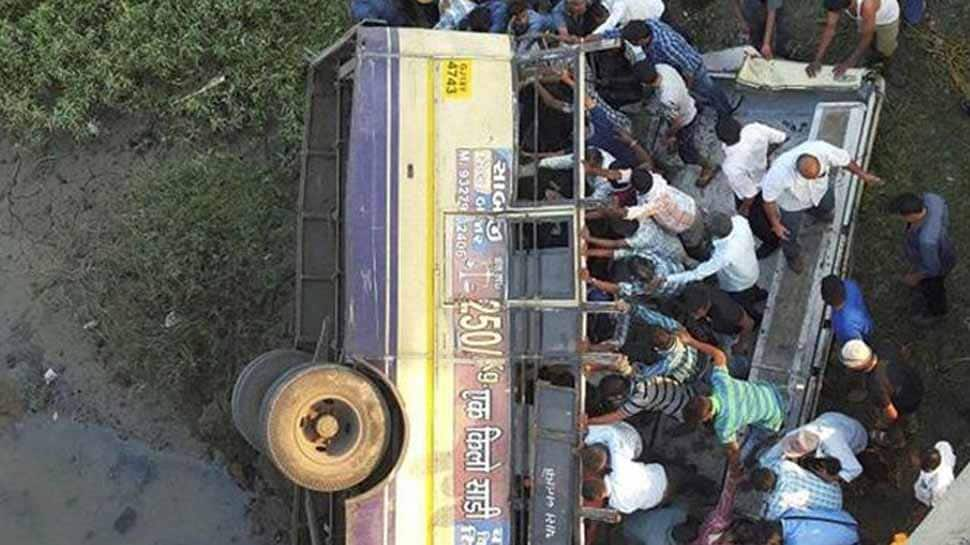 Gujarat: Seven killed, 24 injured as truck falls into rivulet