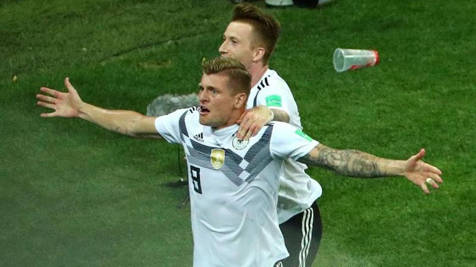 10-man Germany stun Sweden with late winner, keep FIFA World Cup 2018 hope alive