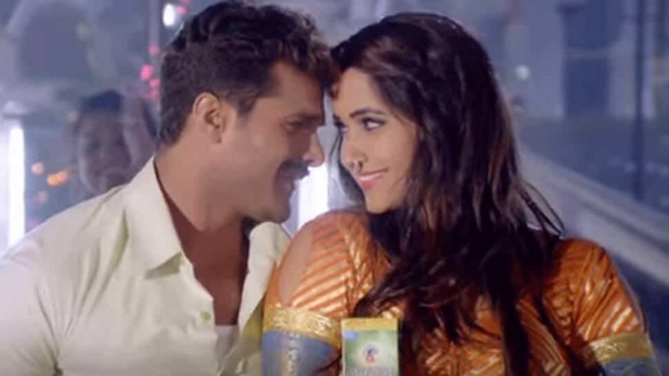 Khesari Lal Yadav and Kajal Raghwani&#039;s new song Navratan Tel Lagvla Se song will drive away your Monday Blues- Watch