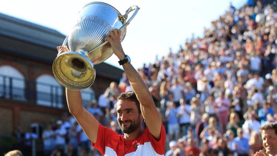 Queen's Club Championship Marin Cilic battles past Novak Djokovic to
