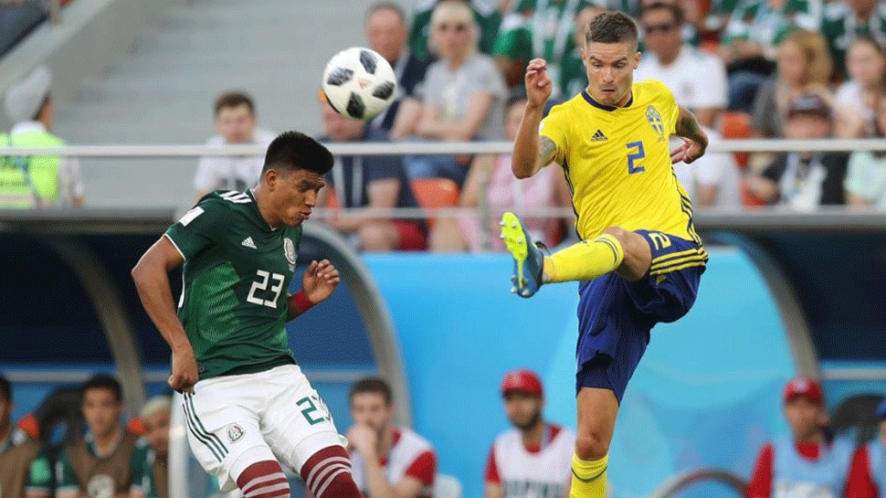 Sweden beat Mexico 3-0, both qualify for round of 16