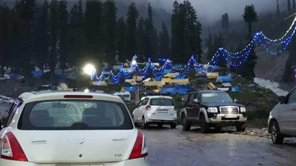 Amarnath Yatra: First batch of pilgrims halted at Baltal due to heavy rainfall