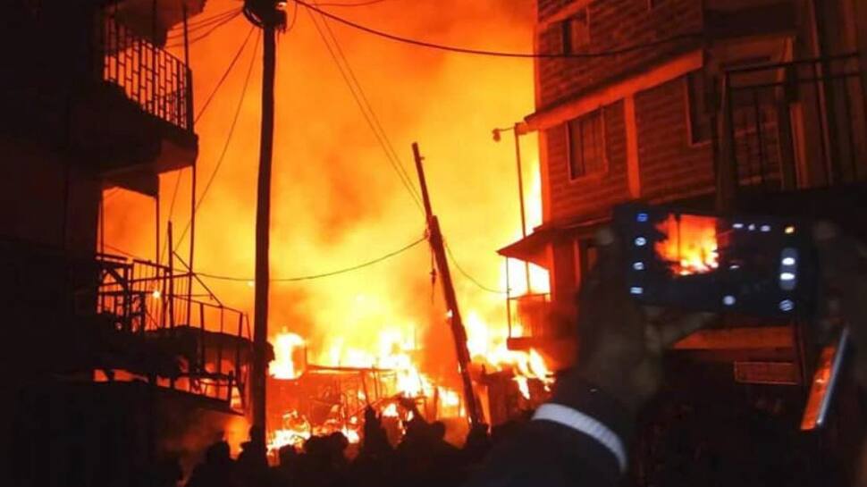 Fifteen dead, dozens injured in Nairobi market fire