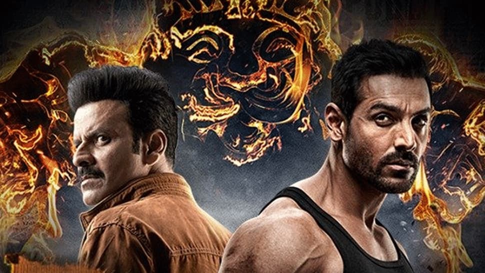 John Abraham and Manoj Bajpayee&#039;s action-packed Satyameva Jayate trailer out - Watch