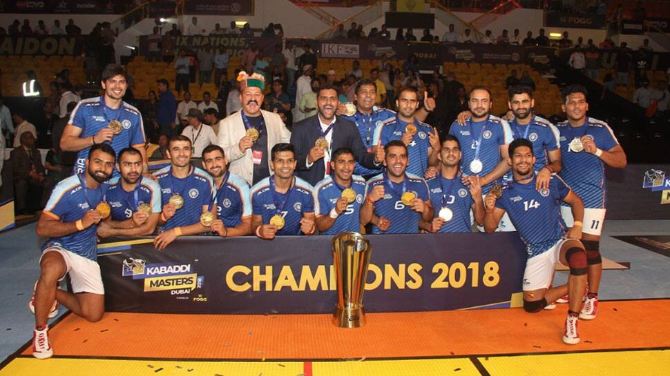 India hammer Iran 44-26 to lift Kabaddi Masters trophy