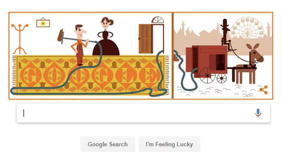 Google Doodle celebrates vaccum inventor Hubert Cecil&#039;s birthday