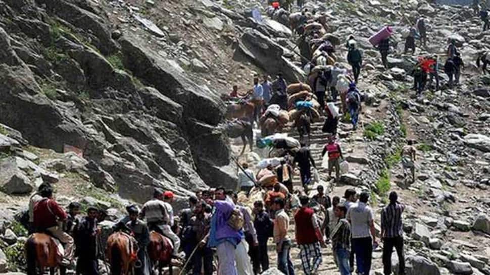 Amarnath Yatra remains suspended due to inclement weather