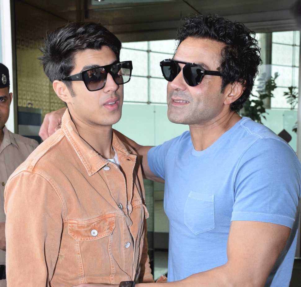 970px x 926px - Bobby Deol's son Aryaman is a handsome young man - See pics of the Deols at  the airport | News | Zee News