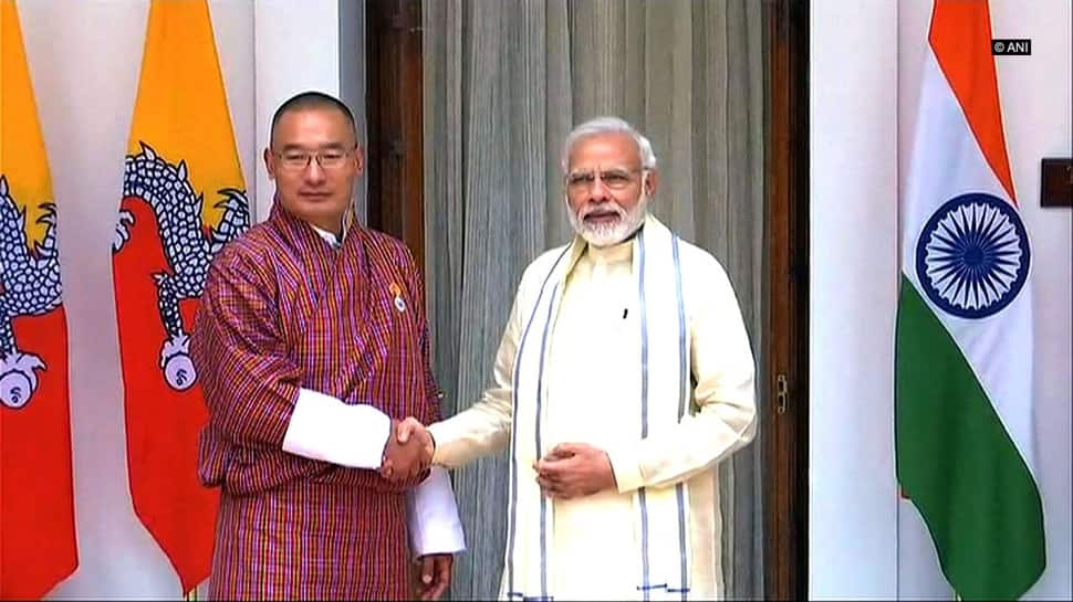 PM Narendra Modi meets Bhutan PM Dasho Tshering Tobgay