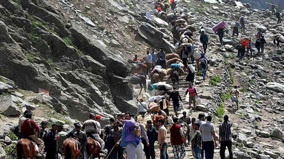 IAF&#039;s helicopters deployed to rescue stranded Amarnath pilgrims