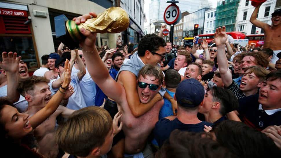 England erupts with joy as team reaches FIFA World Cup 2018 semi-final