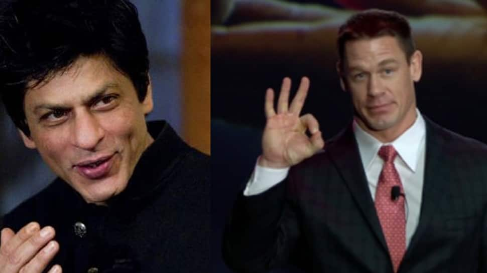 Shah Rukh Khan-John Cena bond on Twitter, and their chat is unmissable—View tweets