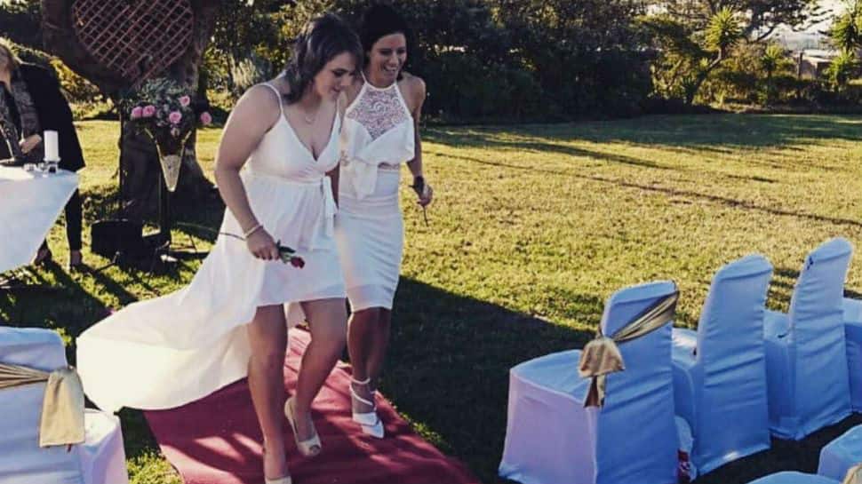 Captain of South African women&#039;s cricket team marries teammate