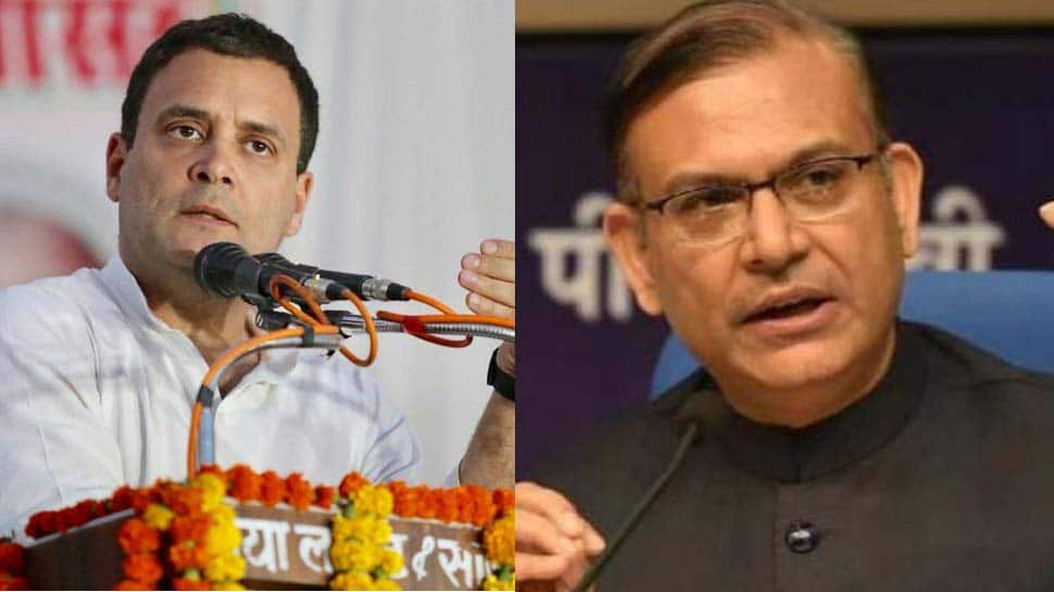 Jayant Sinha garlanding criminals is disgusting: Rahul Gandhi backs petition to withdraw BJP MP&#039;s Harvard alum status