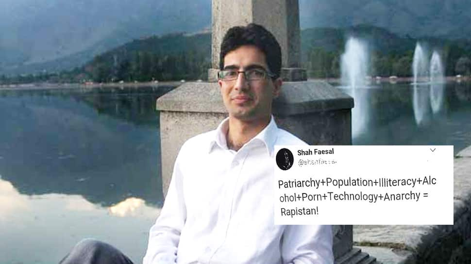 J&amp;K&#039;s first Civil Services topper Shah Faesal&#039;s &#039;Rapistan&#039; tweet makes Centre fume