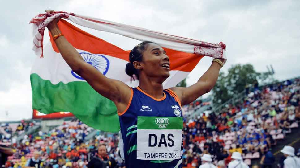 PM Narendra Modi and President Ram Nath Kovind celebrate Hima Das&#039; unprecedented feat