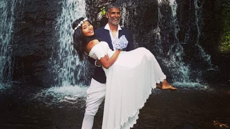 Milind Soman-Ankita Konwar&#039;s barefoot wedding in Spain looks dreamy! Pics