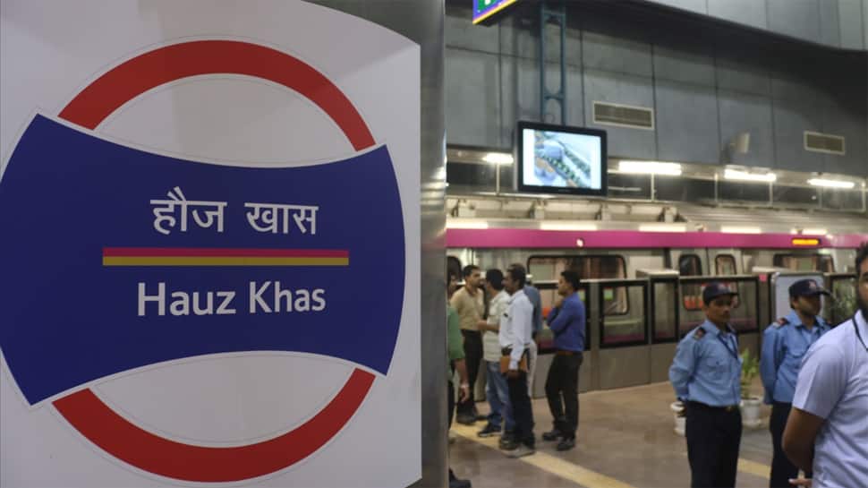 Delhi Metro Pink Line&#039;s South campus-Lajpat Nagar section inspection on July 23