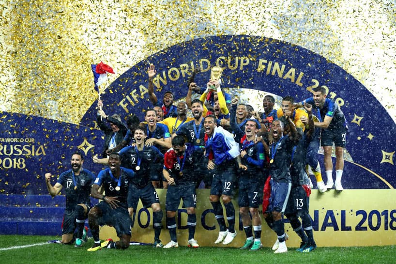 France win FIFA World Cup for second time, beat Croatia 4-2