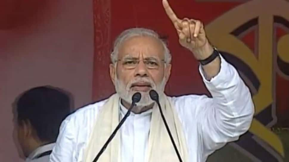 In Mamata&#039;s bastion, PM Modi attacks West Bengal&#039;s &#039;syndicate politics&#039;