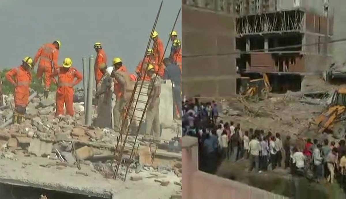 Two buildings collapse in Greater Noida; 3 dead, over 50 feared trapped, rescue operations on