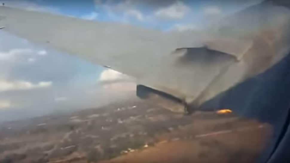 Plane catches fire, hits the ground, passenger records final moments before crash - Watch